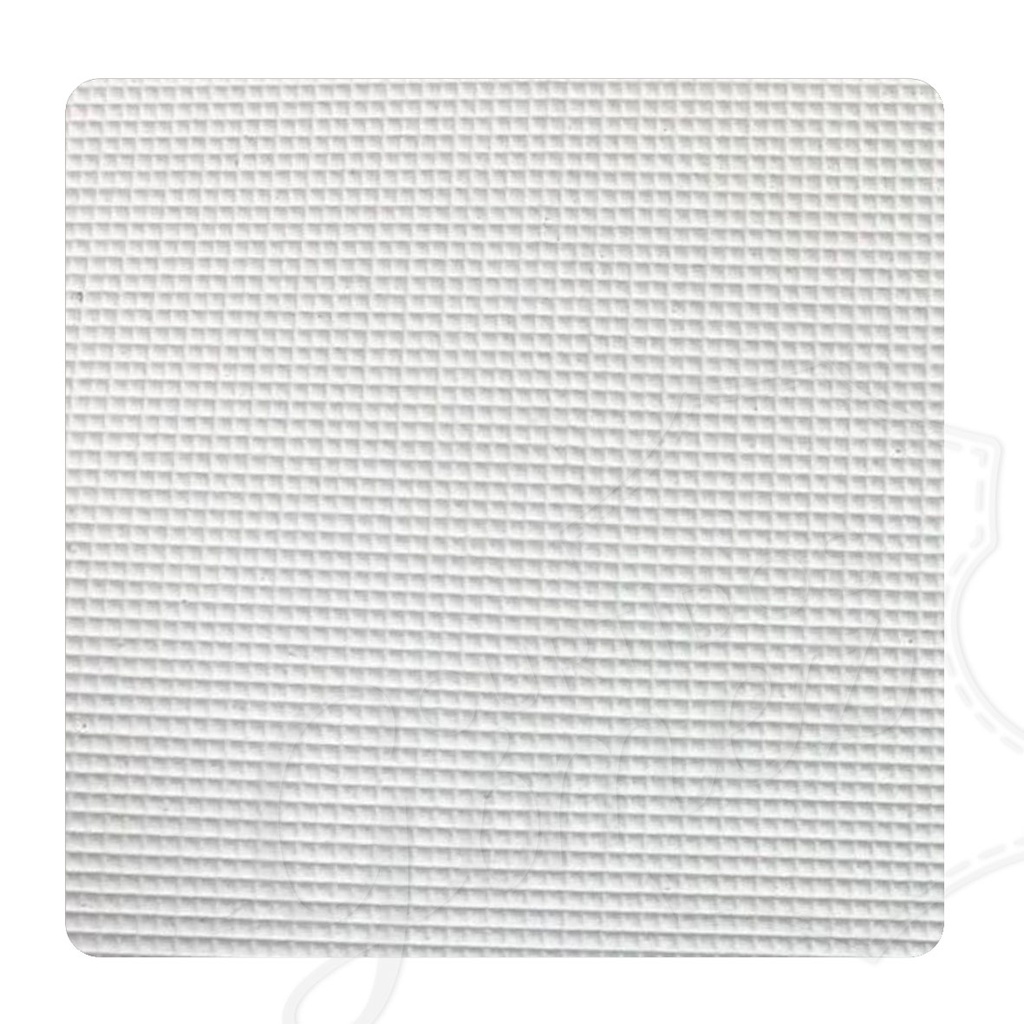 Microporoso Saldo Cuadros 7 mm. Blanco/Beige (Plancha) 85x85 cm.