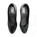 Zapato de Raso Fallera Mod. 20 Sin Correa y Tacón Alto Negro
