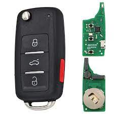Telemando KEYDIY Tipo ZB (Con Transponder) 4 Botones Keyless Plegable