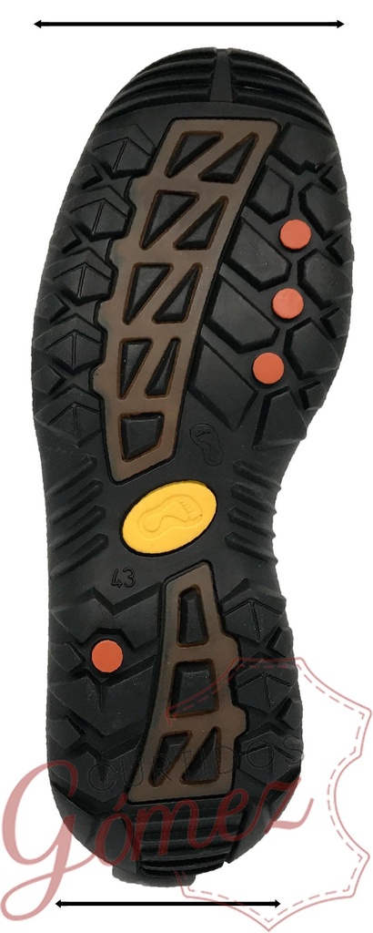 Piso Caucho Mod. CACIQUE Bicolor