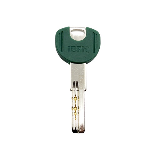 Llave Seguridad IBFM Mod. 2304 con Cabezal de Plástico Verde
