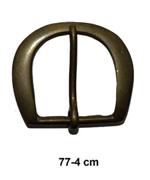 Hebilla Latón Ref. 77 para correa de 4 cm.