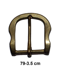 Hebilla Latón Ref. 79 para correa de 3,5 cm.