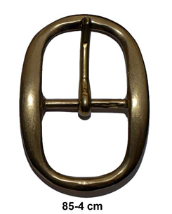 Hebilla Latón Ref. 85 para correa de 4 cm.