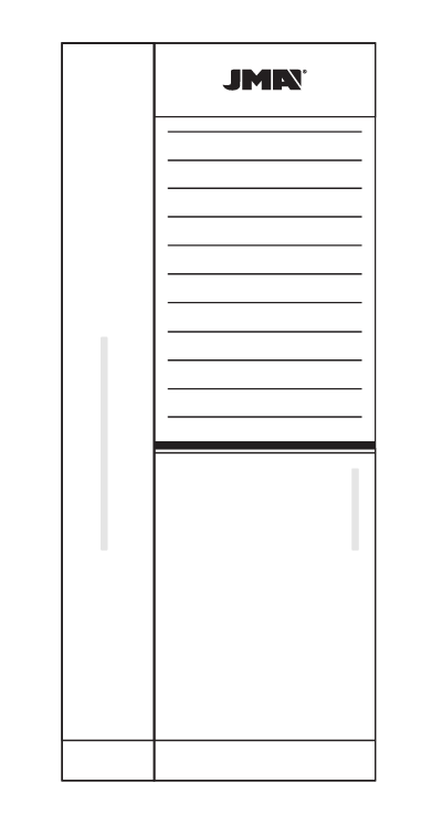 Módulo KEY STATION Mod. KP-C Side R Con Puerta