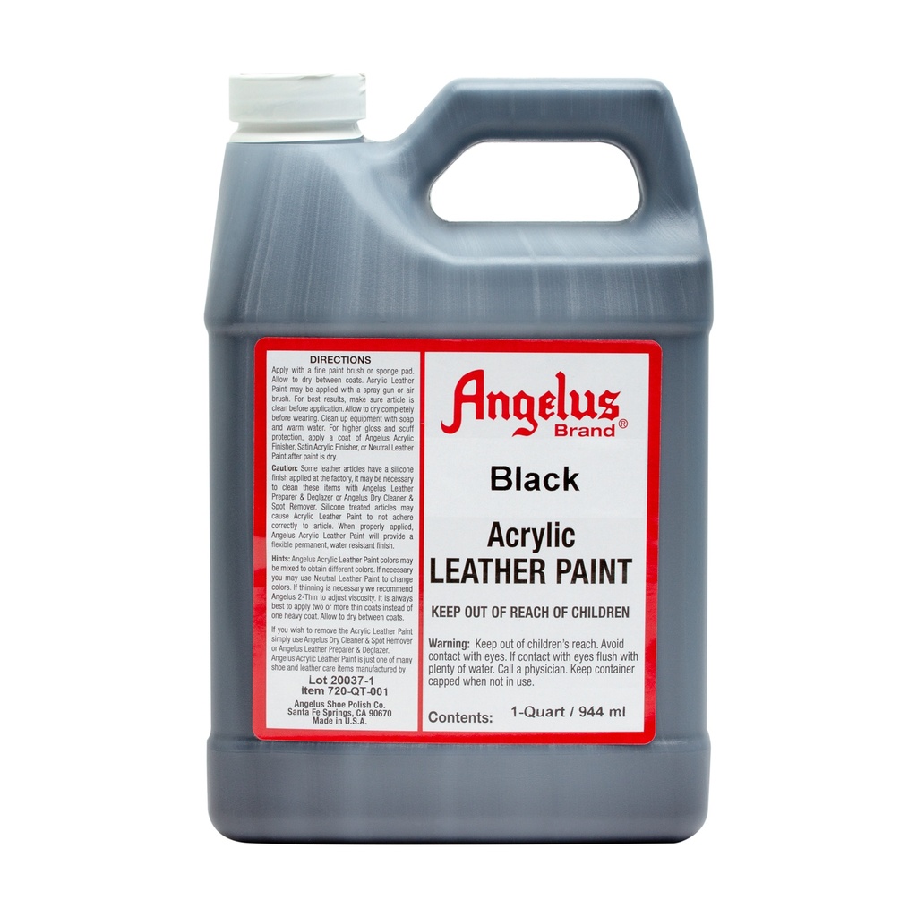 Pintura Cuero ANGELUS Acrylic Leather Paint 472 ml. (Tinte al Agua)