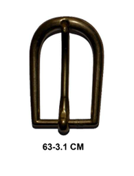 [GHL163] Hebilla Latón Ref. 63 para correa de 3,1 cm.