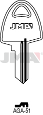 [AGA51] Llave JMA Acero GRUPO - B