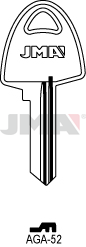 [AGA52] Llave JMA Acero GRUPO - B