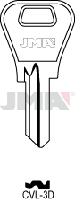 [CVL3D] Llave JMA Acero GRUPO - B